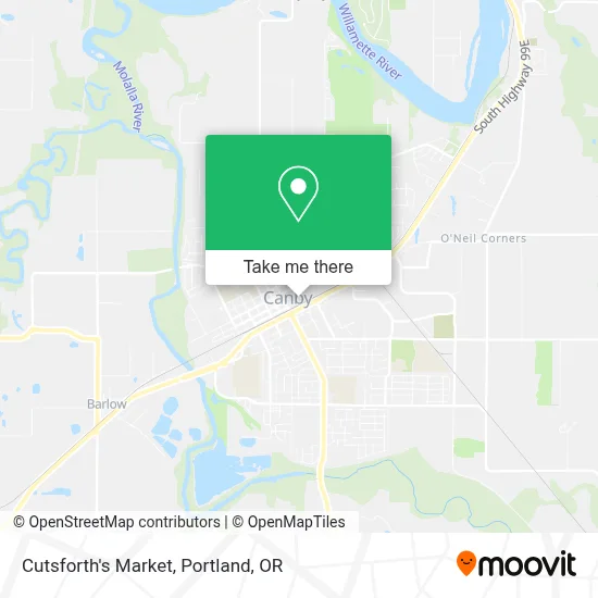 Cutsforth's Market map