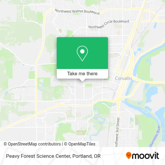 Peavy Forest Science Center map