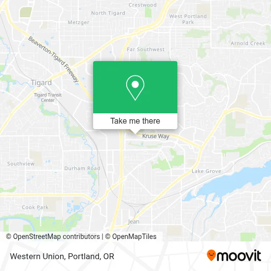 Western Union map