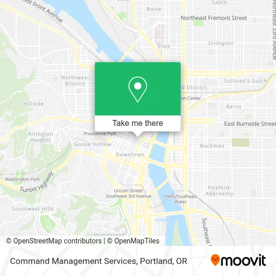 Command Management Services map