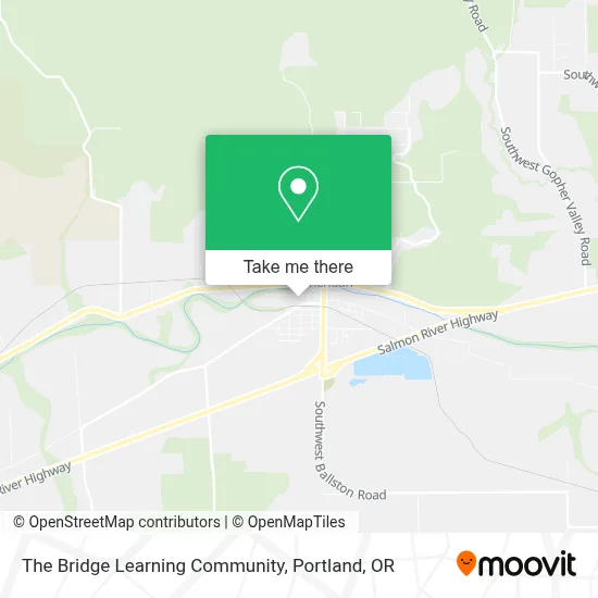 The Bridge Learning Community map