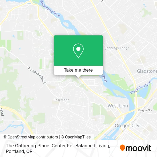 The Gathering Place: Center For Balanced Living map