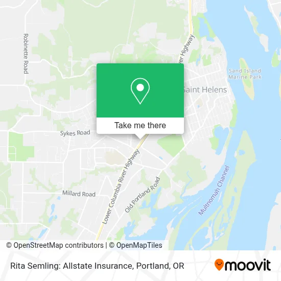 Rita Semling: Allstate Insurance map