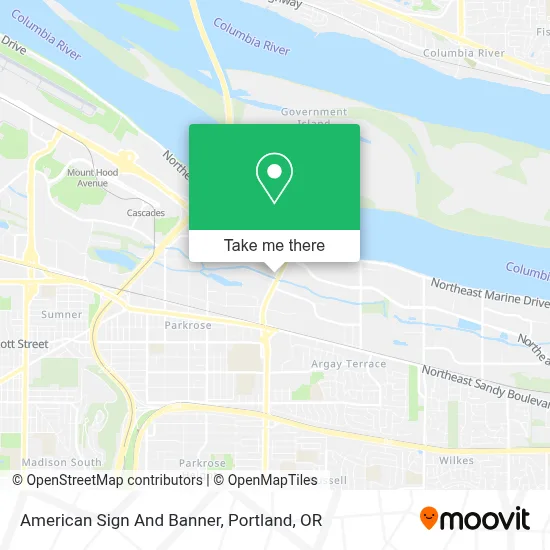 American Sign And Banner map