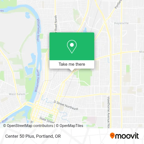 Center 50 Plus map