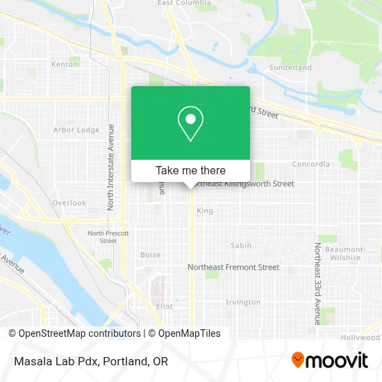 Masala Lab Pdx map