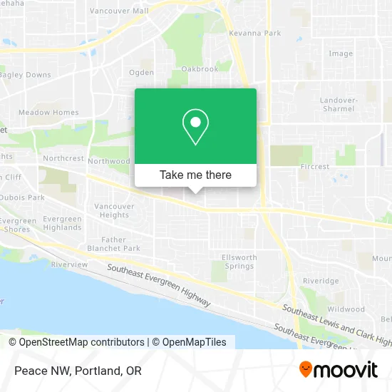 Peace NW map