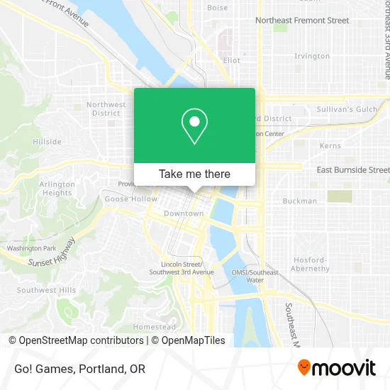 Go! Games map