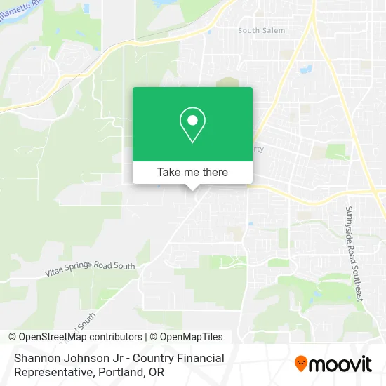 Shannon Johnson Jr - Country Financial Representative map