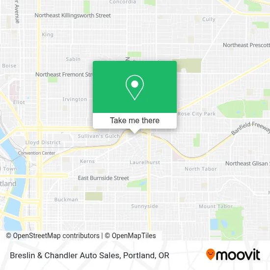 Breslin & Chandler Auto Sales map