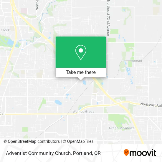 Adventist Community Church map