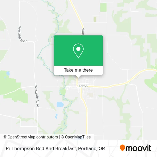 Rr Thompson Bed And Breakfast map