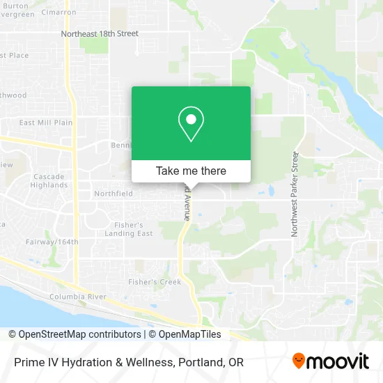 Prime IV Hydration & Wellness map