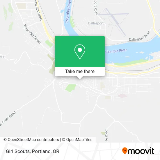 Girl Scouts map