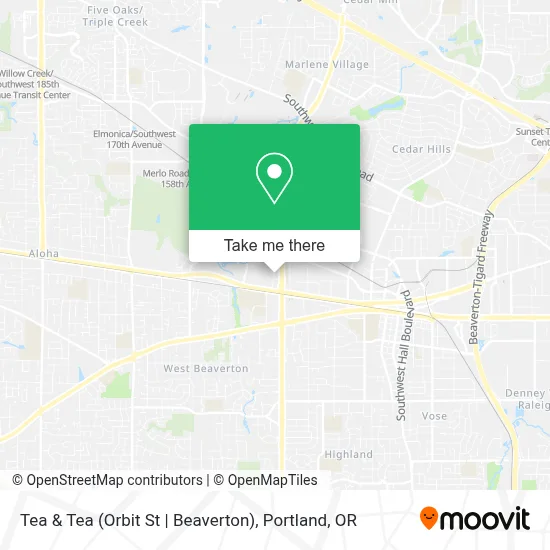 Tea & Tea (Orbit St | Beaverton) map