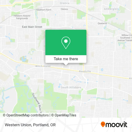 Western Union map