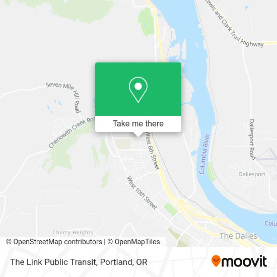 The Link Public Transit map