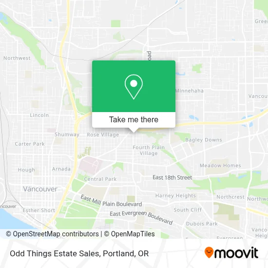 Odd Things Estate Sales map