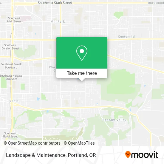 Landscape & Maintenance map