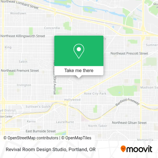 Revival Room Design Studio map