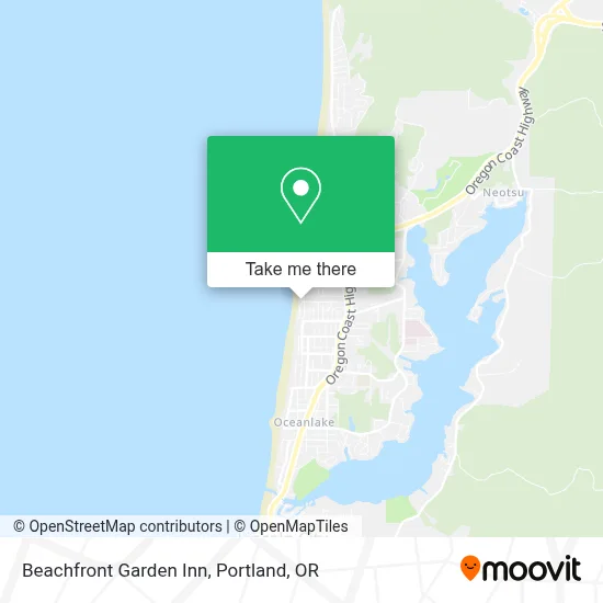 Beachfront Garden Inn map