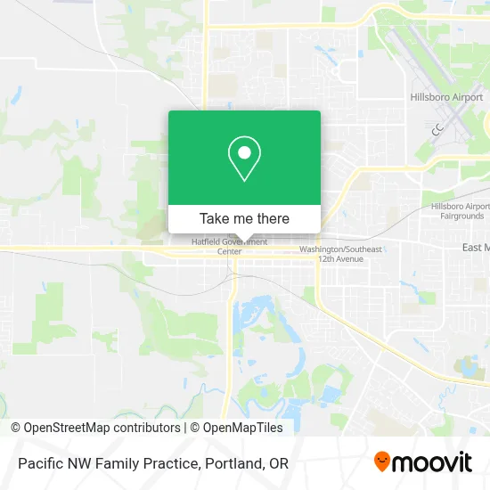 Pacific NW Family Practice map