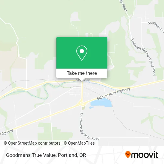 Goodmans True Value map
