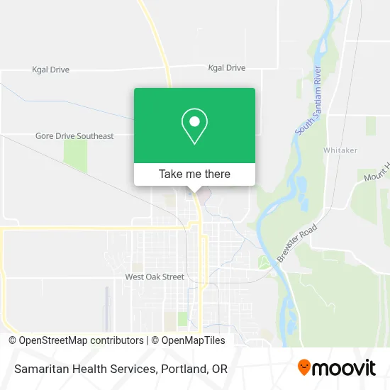 Samaritan Health Services map