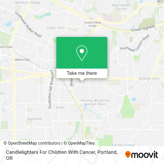 Candlelighters For Children With Cancer map