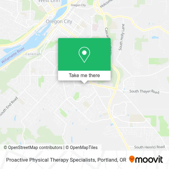 Proactive Physical Therapy Specialists map