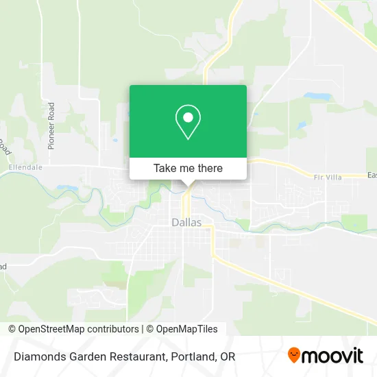Diamonds Garden Restaurant map