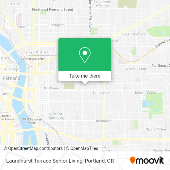 Laurelhurst Terrace Senior Living map