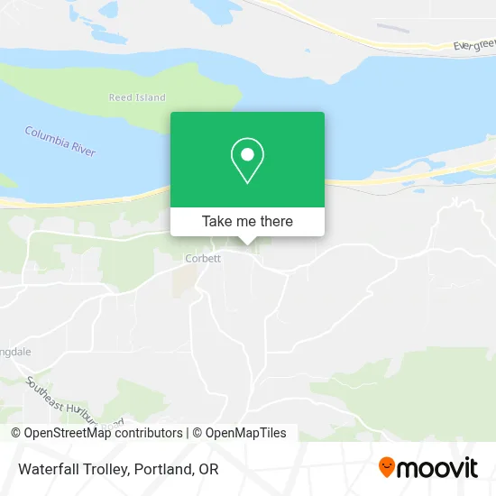 Waterfall Trolley map