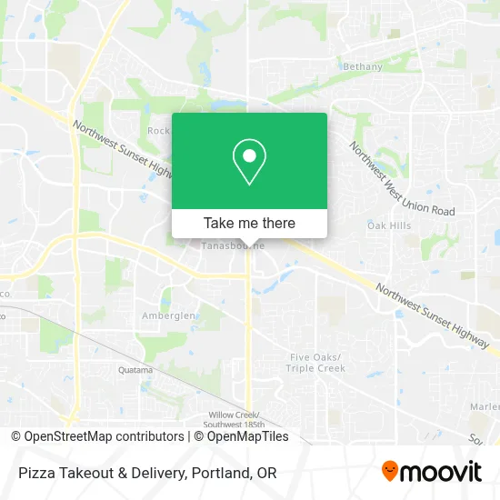 Pizza Takeout & Delivery map