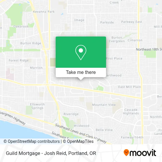 Guild Mortgage - Josh Reid map