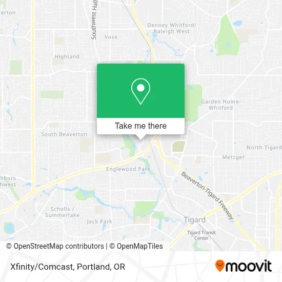 Xfinity/Comcast map