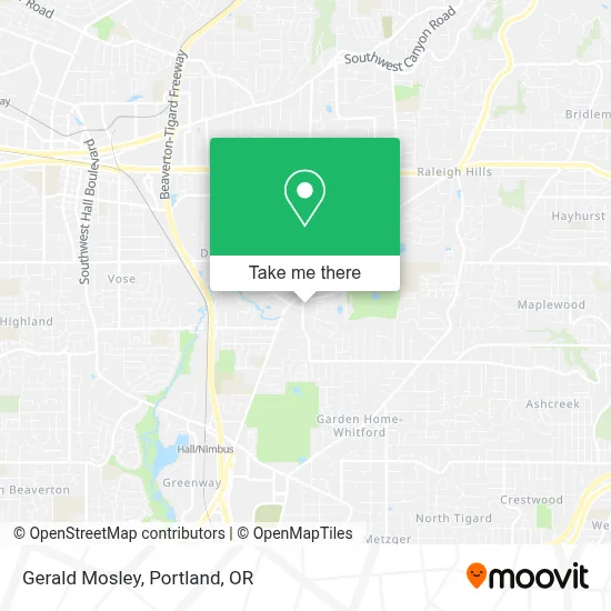 Gerald Mosley map