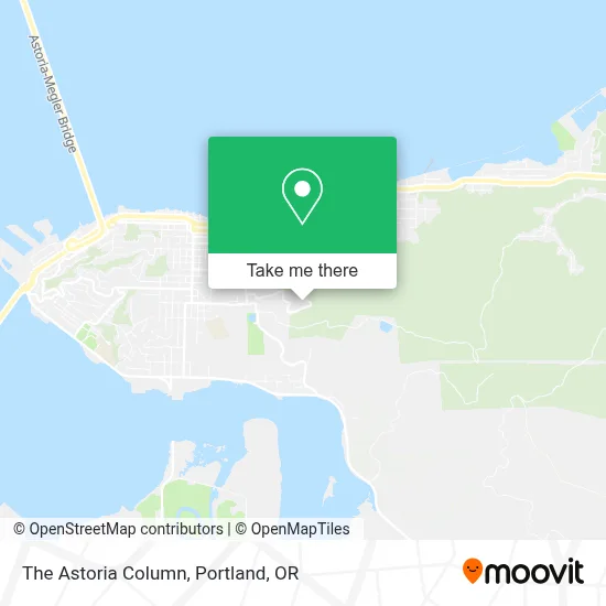 The Astoria Column map
