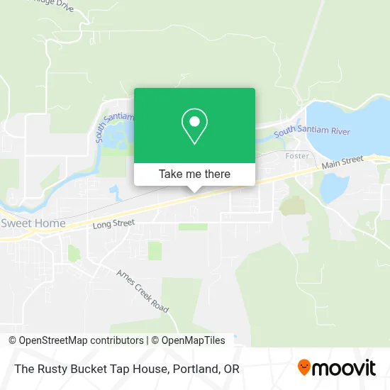 The Rusty Bucket Tap House map