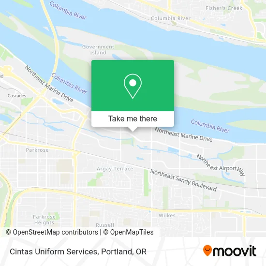 Cintas Uniform Services map