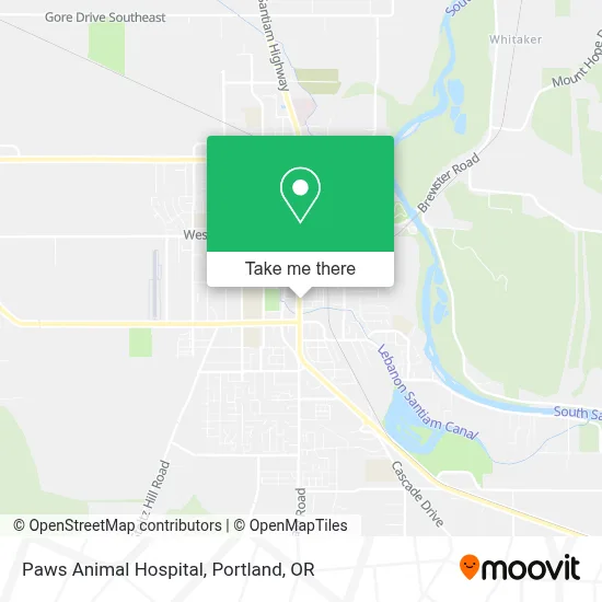 Paws Animal Hospital map