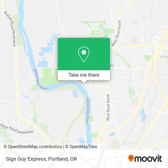 Sign Guy Express map
