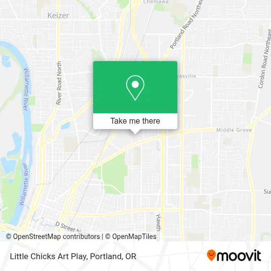 Little Chicks Art Play map