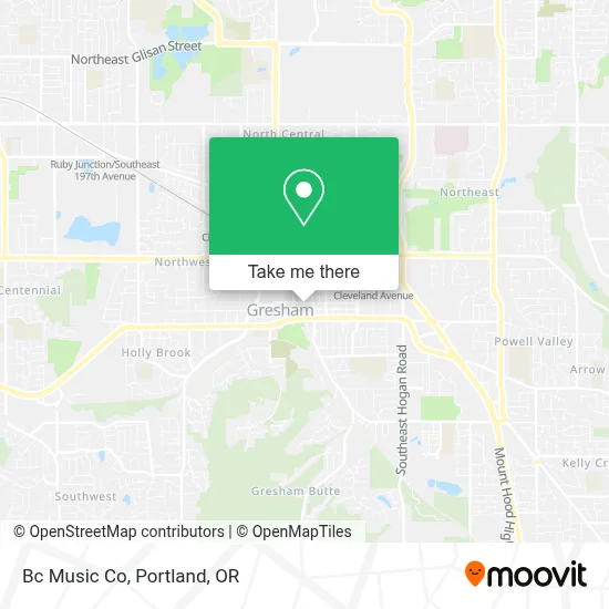 Bc Music Co map