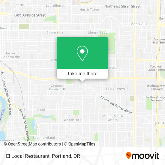 El Local Restaurant map