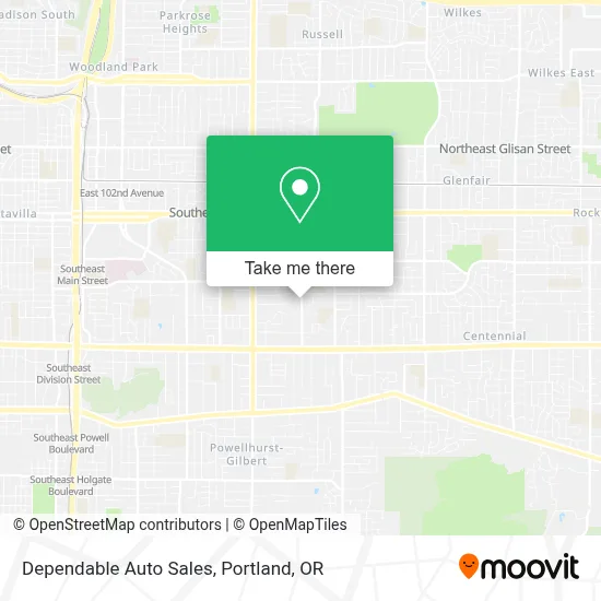 Dependable Auto Sales map