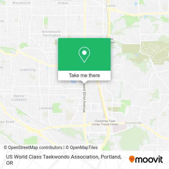 US World Class Taekwondo Association map