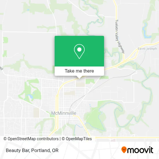 Beauty Bar map