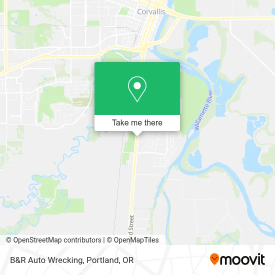 B&R Auto Wrecking map