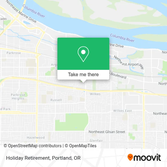 Holiday Retirement map